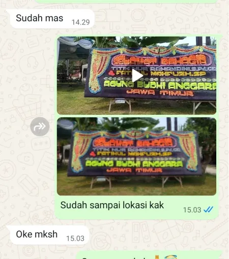 Pengiriman Papan Bunga Sumberwaras Malingping