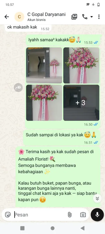 Pengiriman Karangan Bunga Sumberwaras Malingping