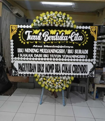 Papan Bunga Duka Sumberwaras Malingping