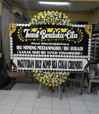 Papan Bunga di Sumberwaras Malingping
